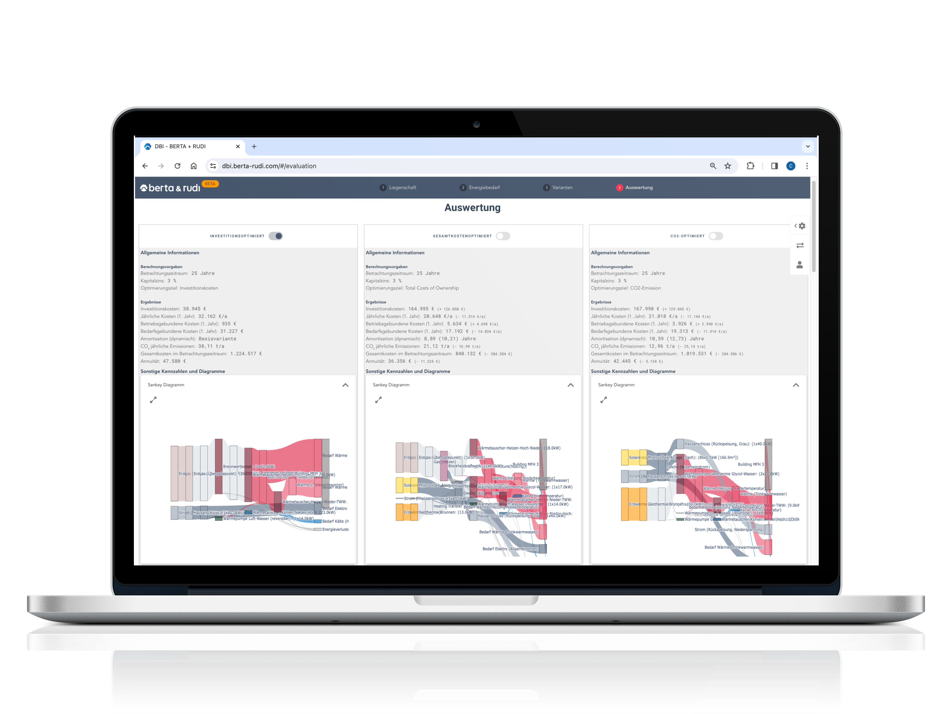 screenshot of Berta & Rudi
